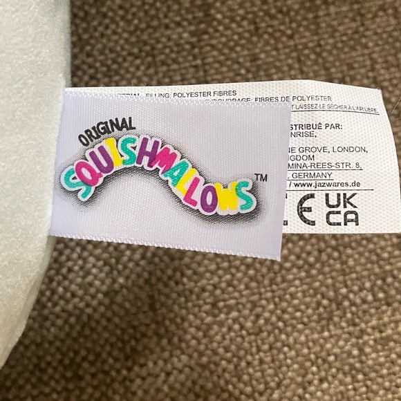 NWT Squishmallows Camden White/Blue Bird Plush Toy 8 inches - Picture 6 of 6